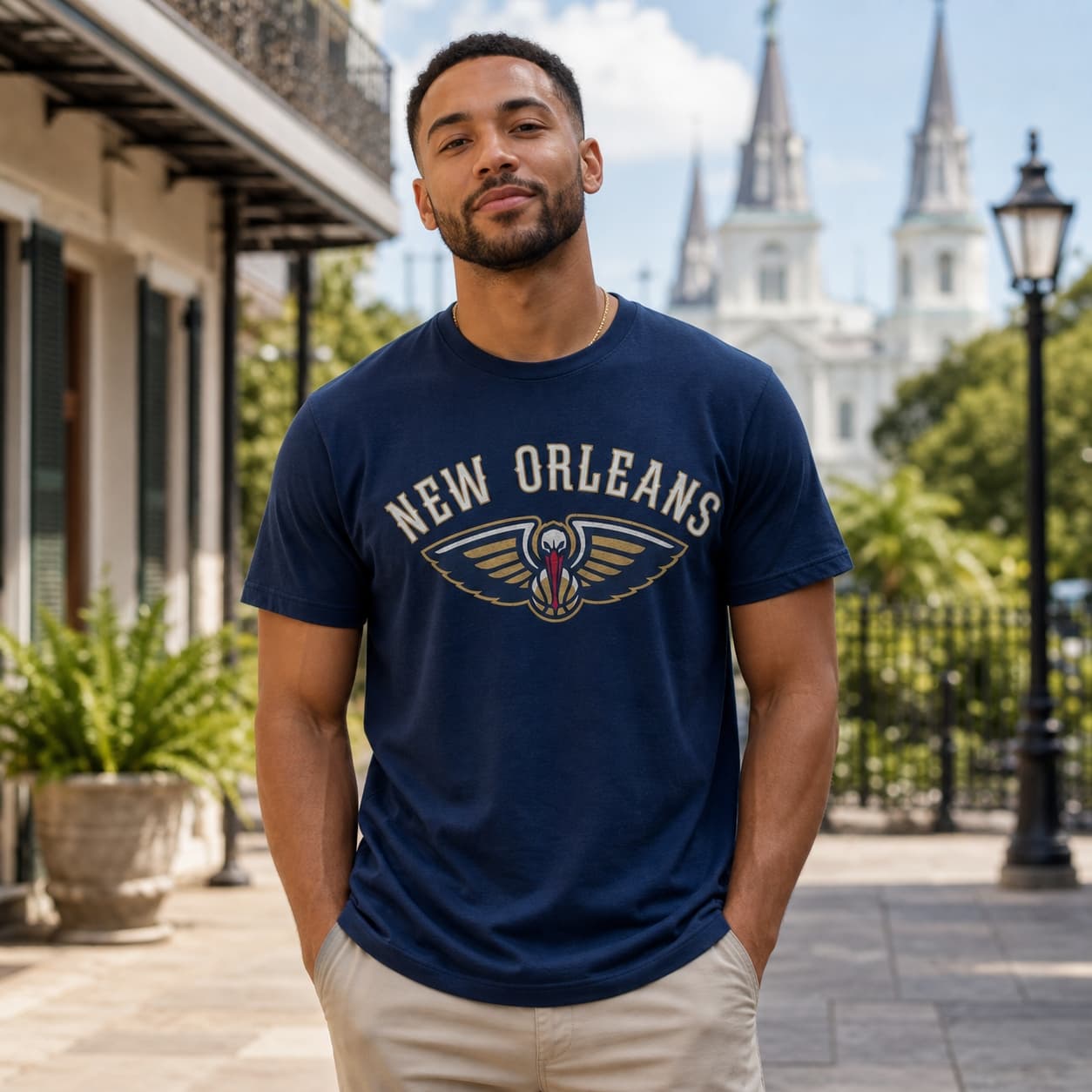 New Orleans Pelicans Retro Basketball Wings Shirt