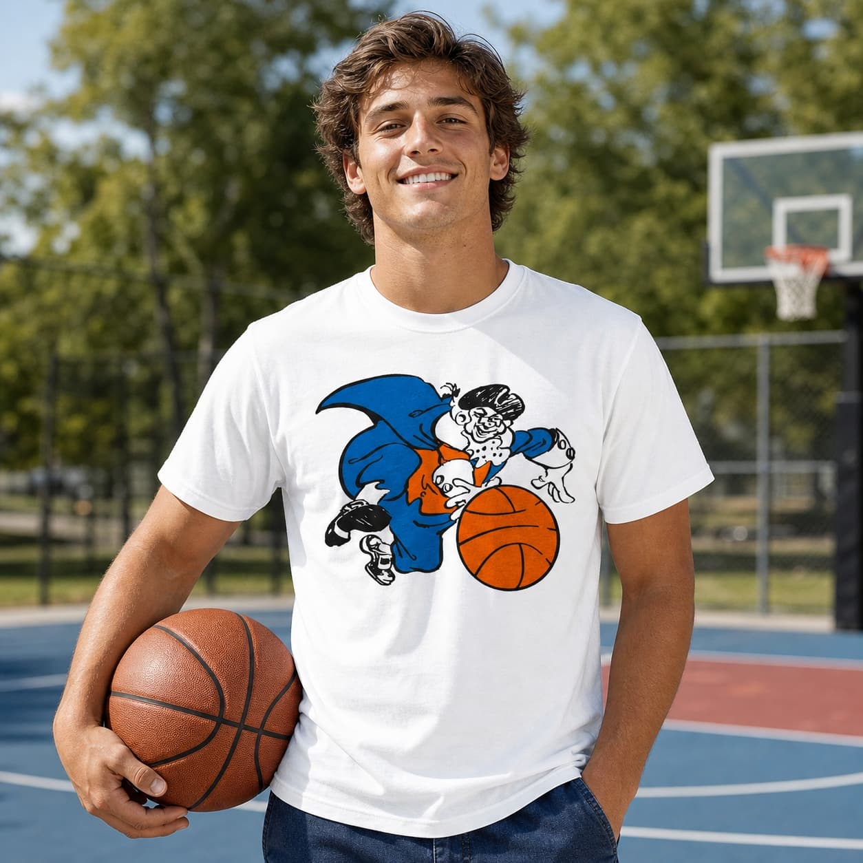 New York Knicks Retro Basketball 1954 Shirt