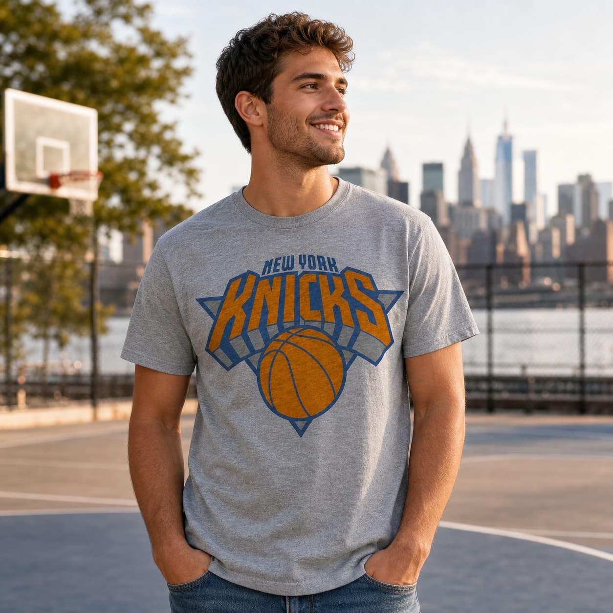 New York Knicks Retro Basketball 1977 Shirt