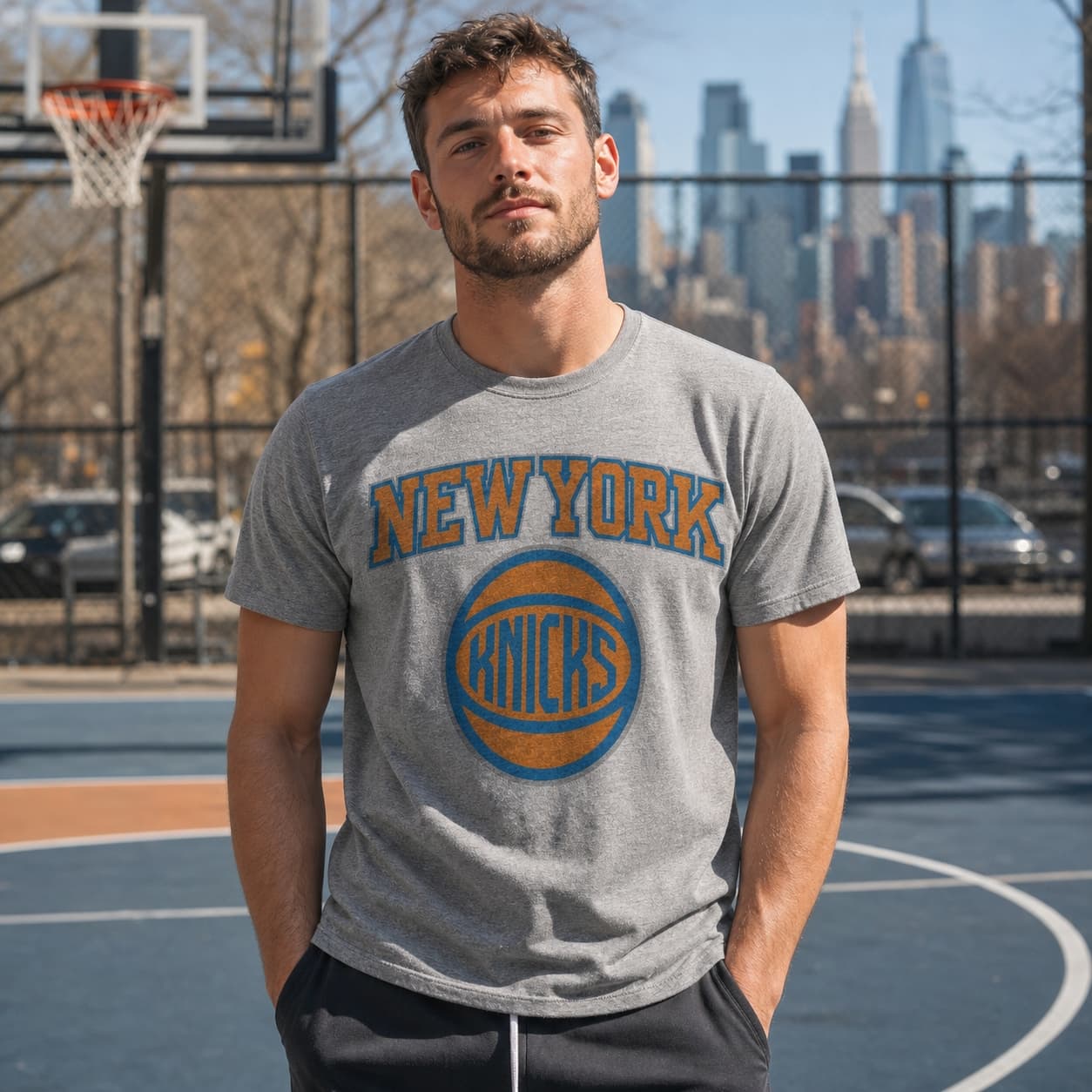 New York Knicks Retro Basketball 1991 Shirt