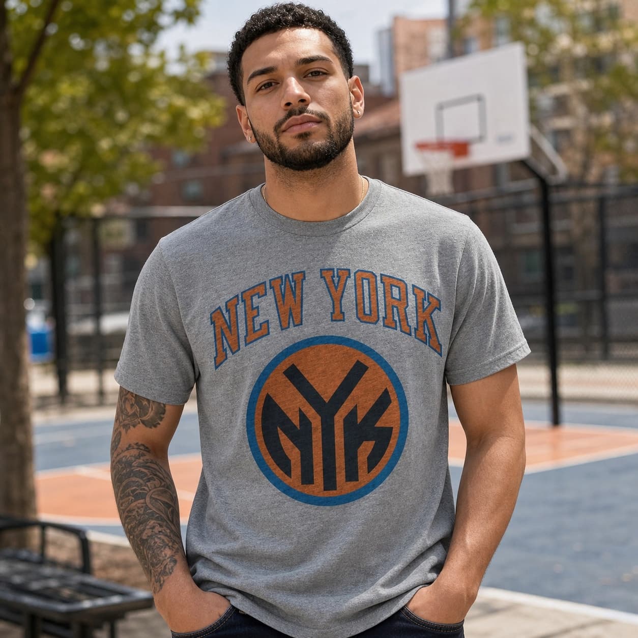 New York Knicks Retro Basketball 1995 Shirt