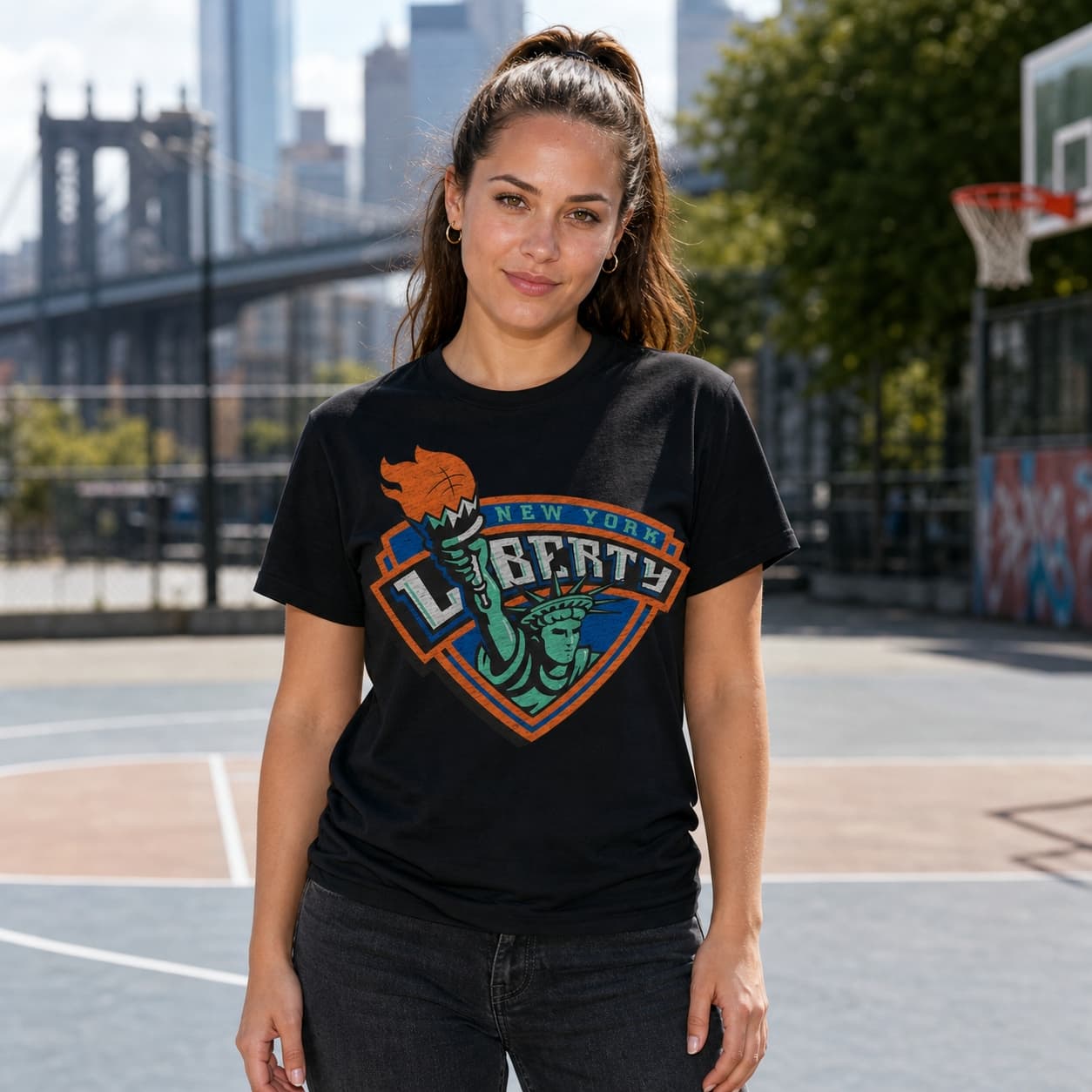 New York Liberty Retro Basketball 1997 Shirt