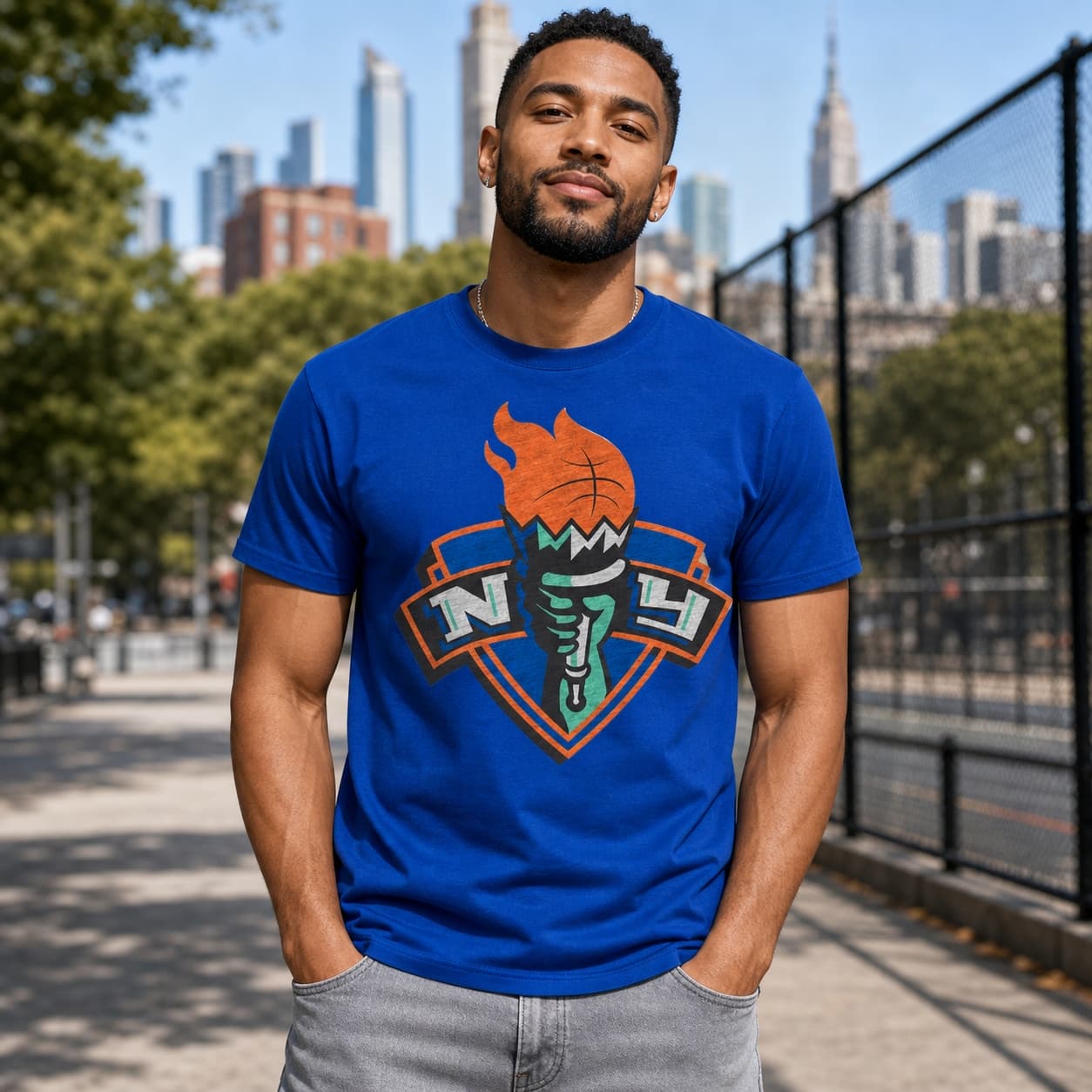 New York Liberty Retro Basketball 1998 Shirt