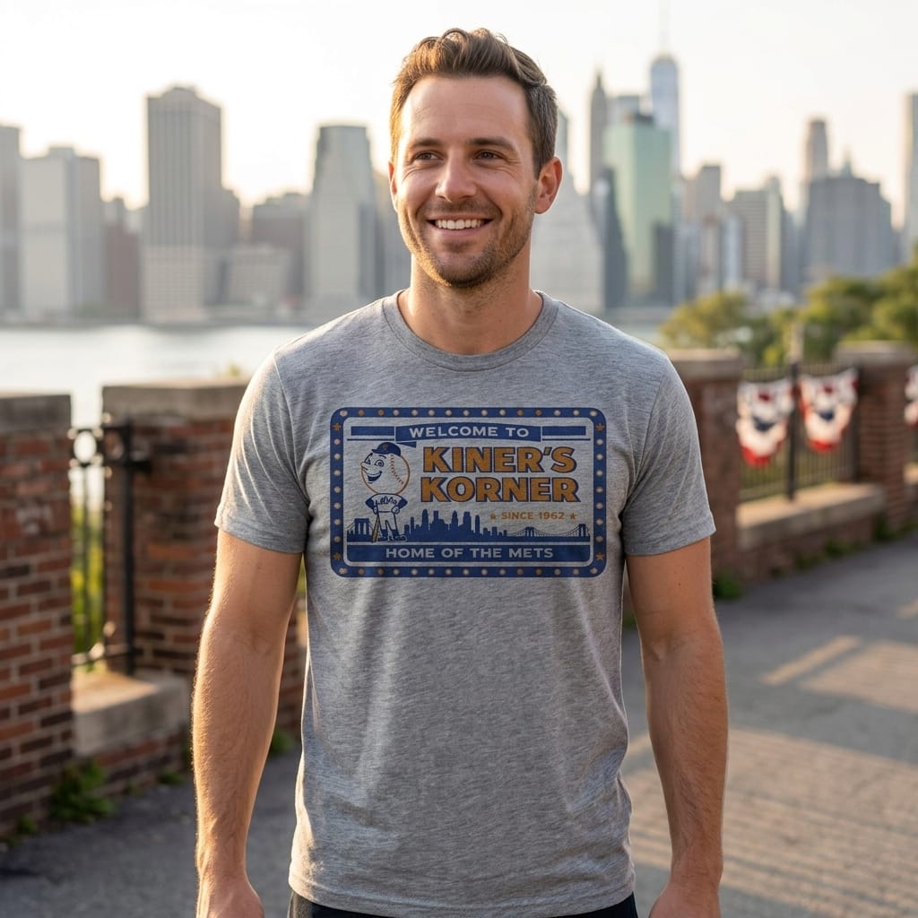New York Mets Kiner’s Korner Retro 1962 Baseball T-Shirt