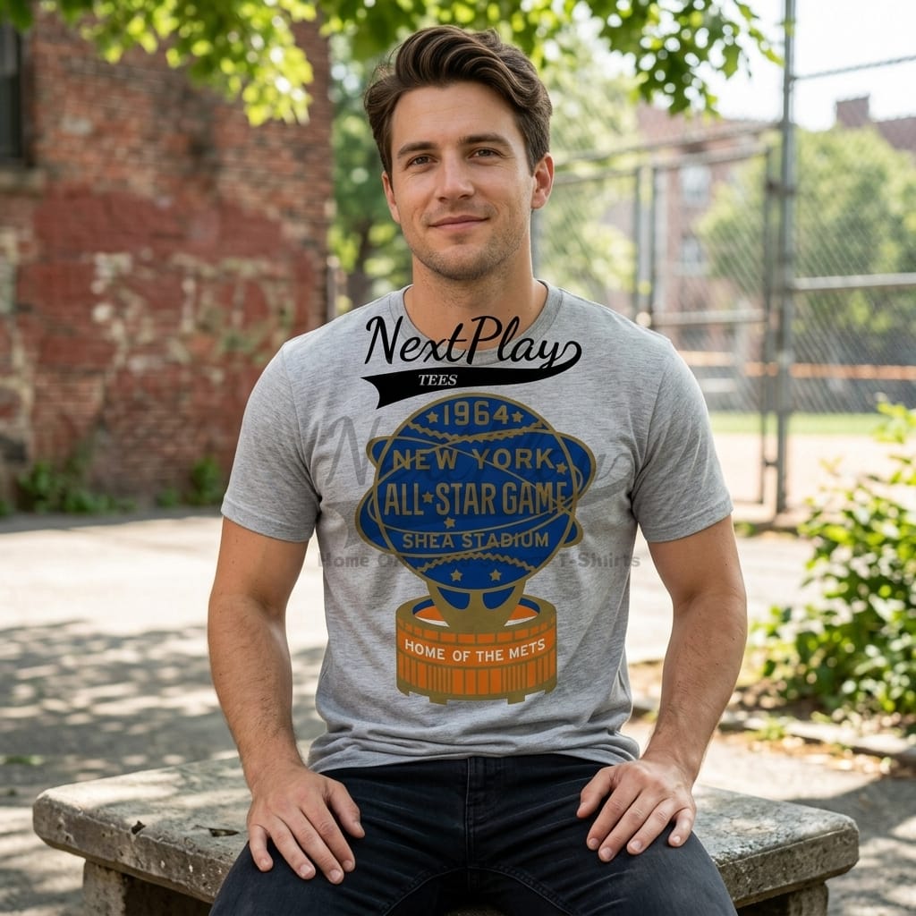 New York Mets Retro All Star Game Baseball 1964 Artwork Shirt