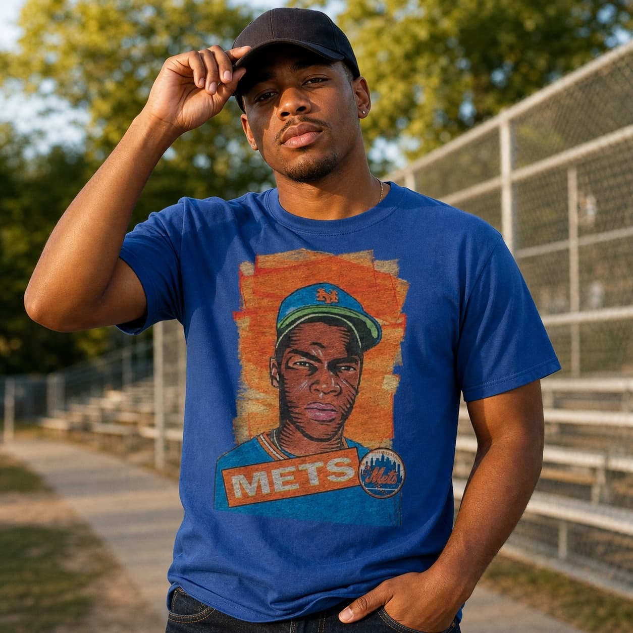New York Mets Retro Doc Dwight Gooden Baseball 1985 Artwork Shirt