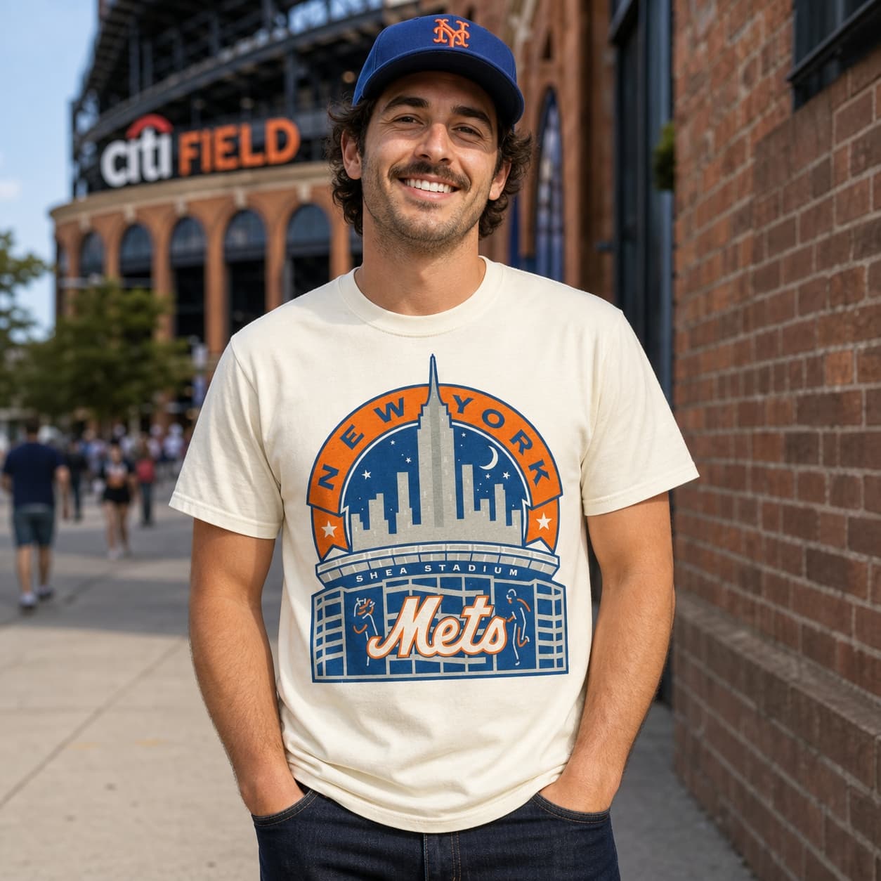 New York Mets Vintage Baseball 1993 Artwork Shirt