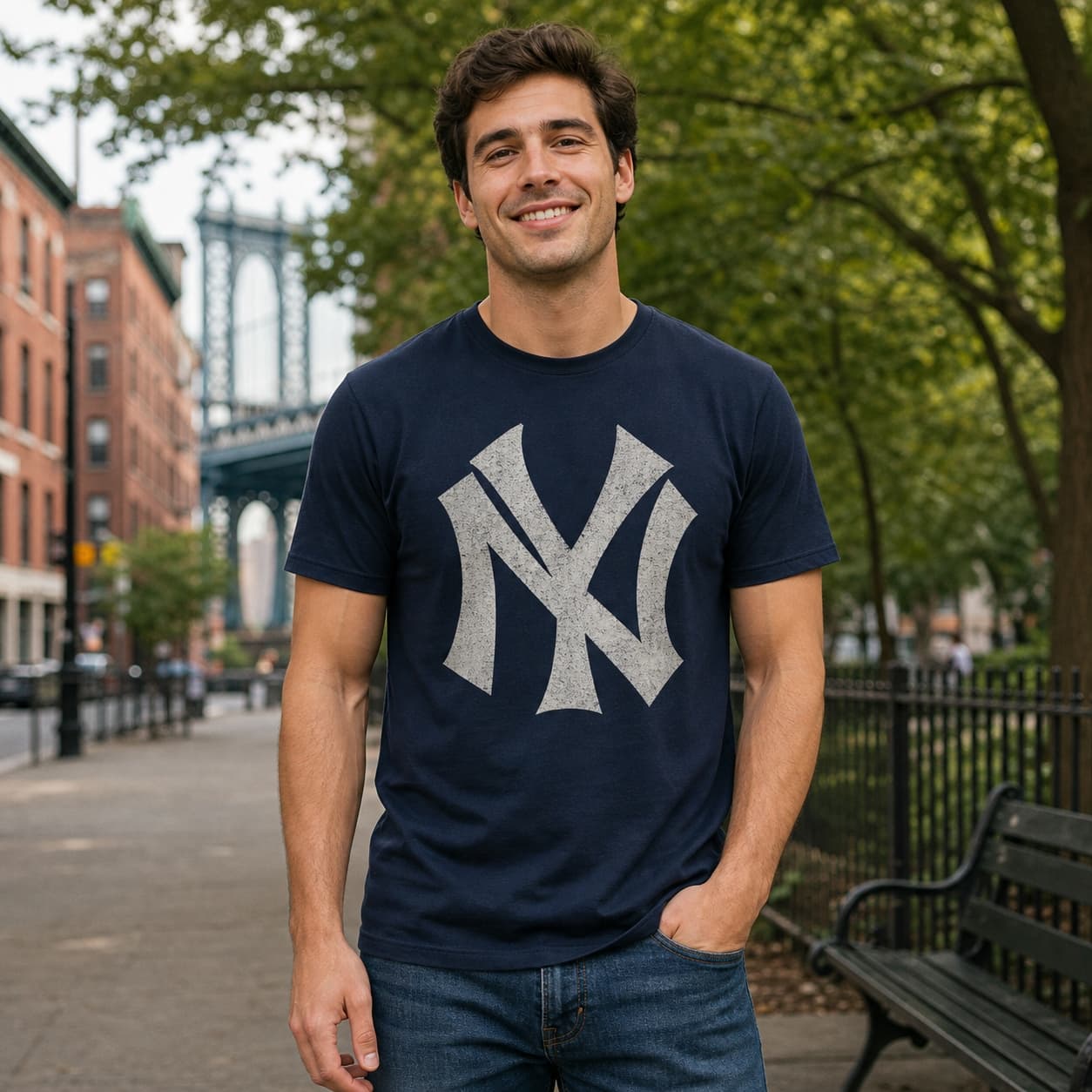 New York Yankees Retro Baseball 1913 Artwork Shirt