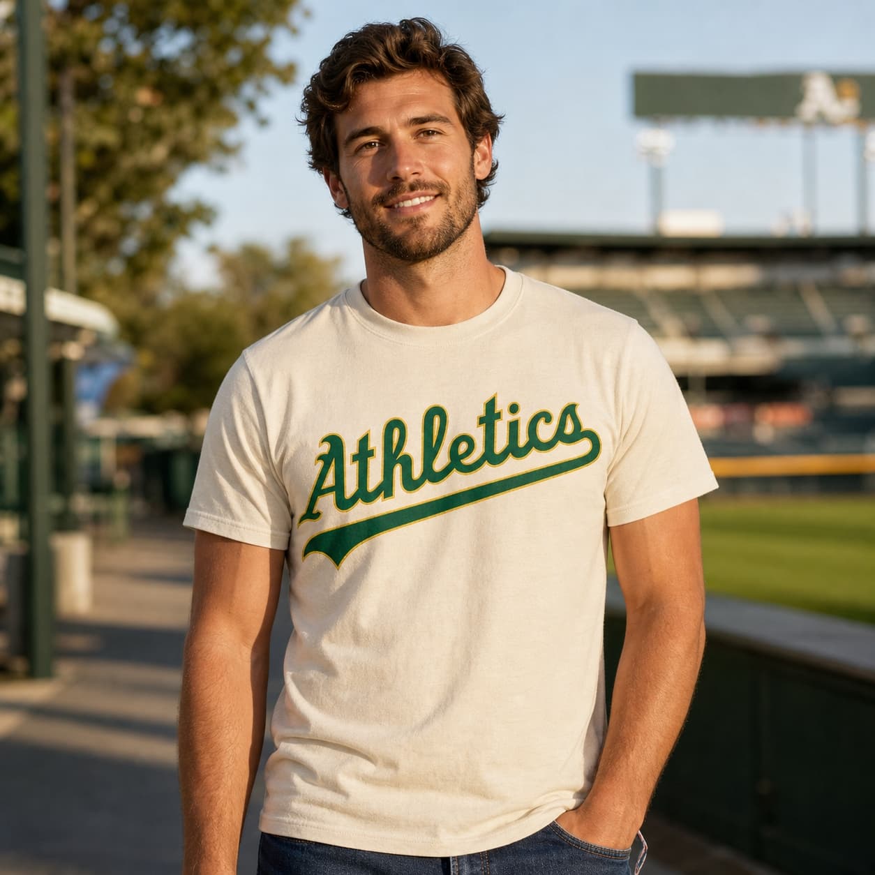 Oakland A’s Retro Jersey Lettering Baseball 1988 Artwork Shirt