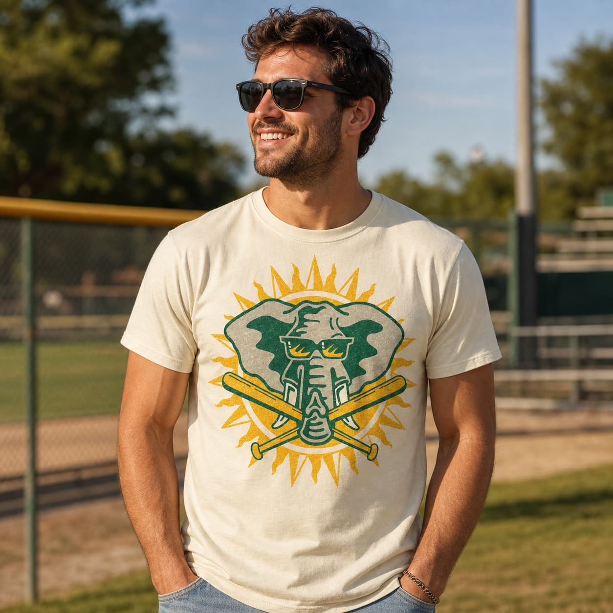 Oakland A’s Retro Mascot Baseball 1989 Artwork Shirt