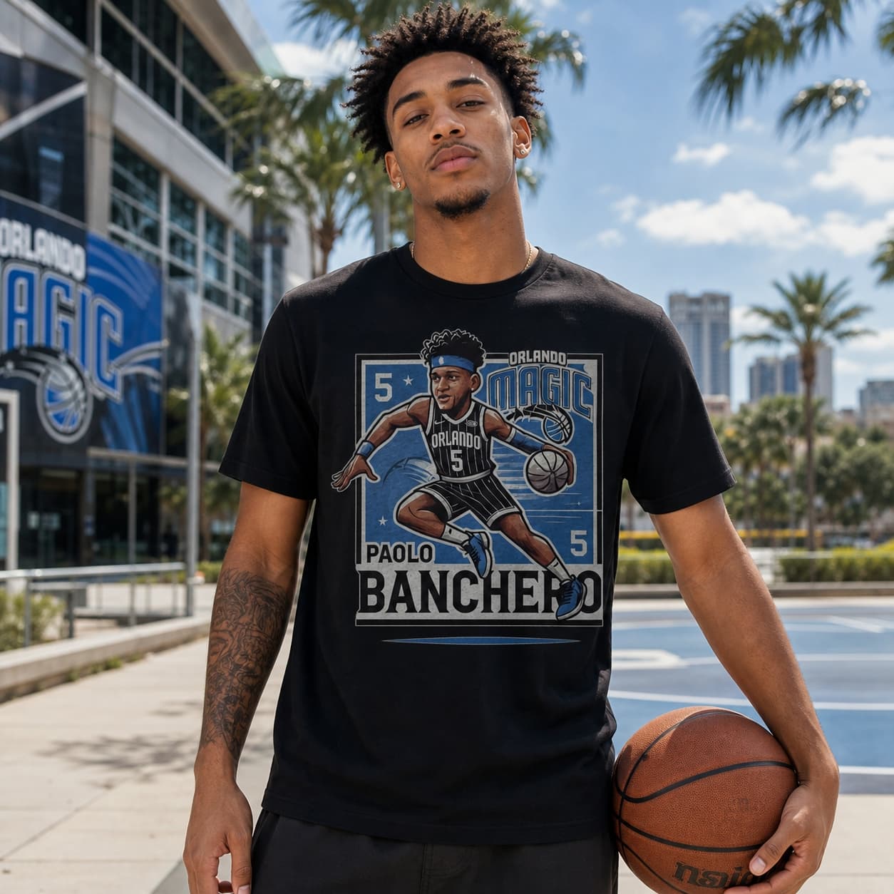 Orlando Magic Paolo Banchero Exclusive Retro Basketball Shirt