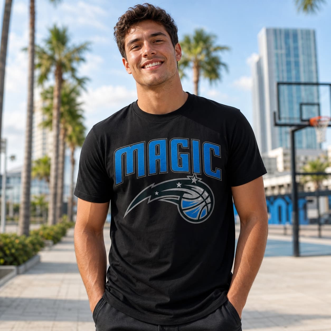 Orlando Magic Retro Basketball 2000 T-Shirt