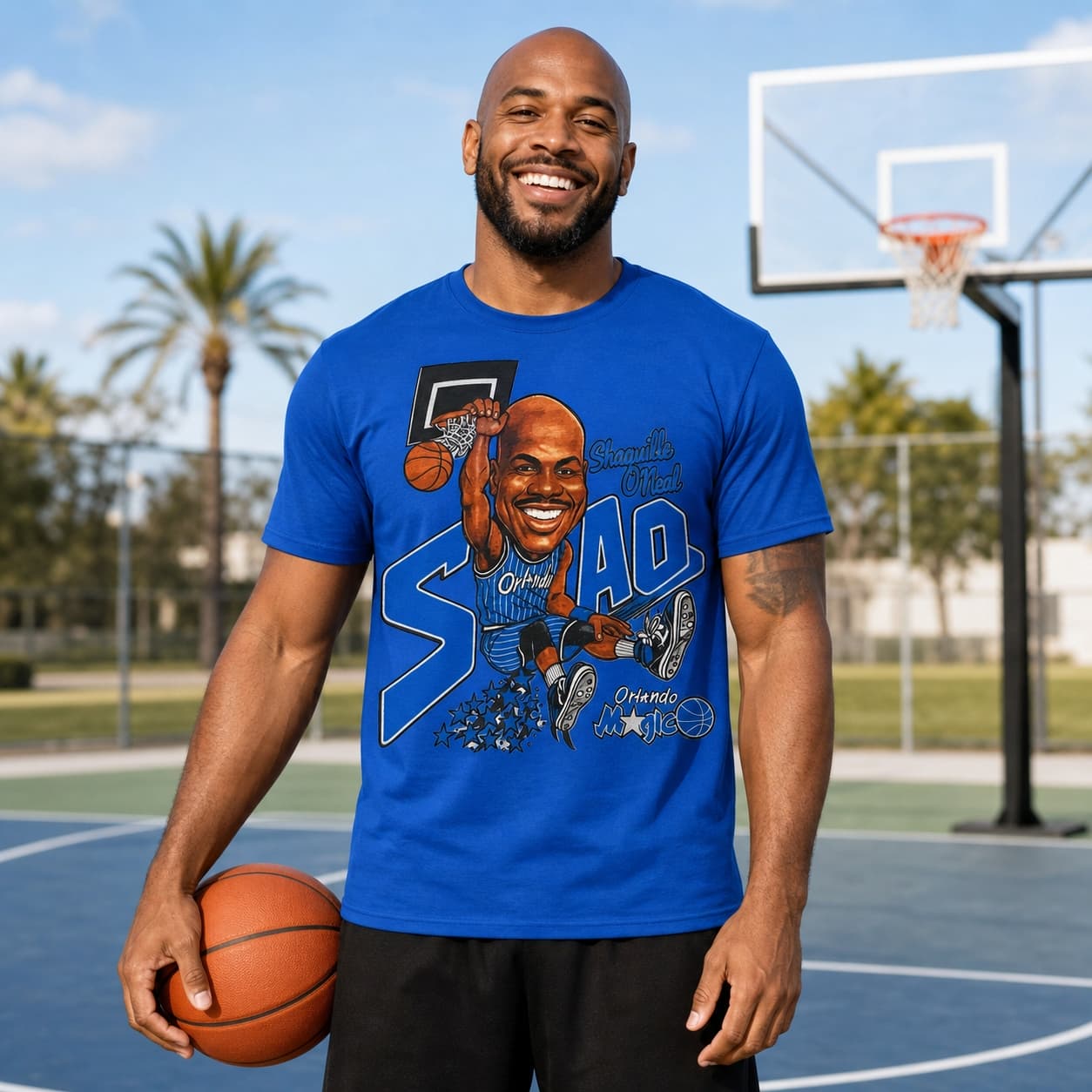Orlando Magic Shaquille O’Neal Shaq Retro Basketball 1992 Shirt