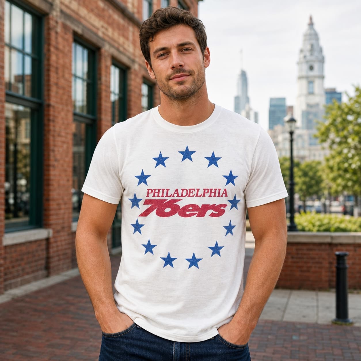 Philadelphia 76ers Retro Basketball 1965 Shirt
