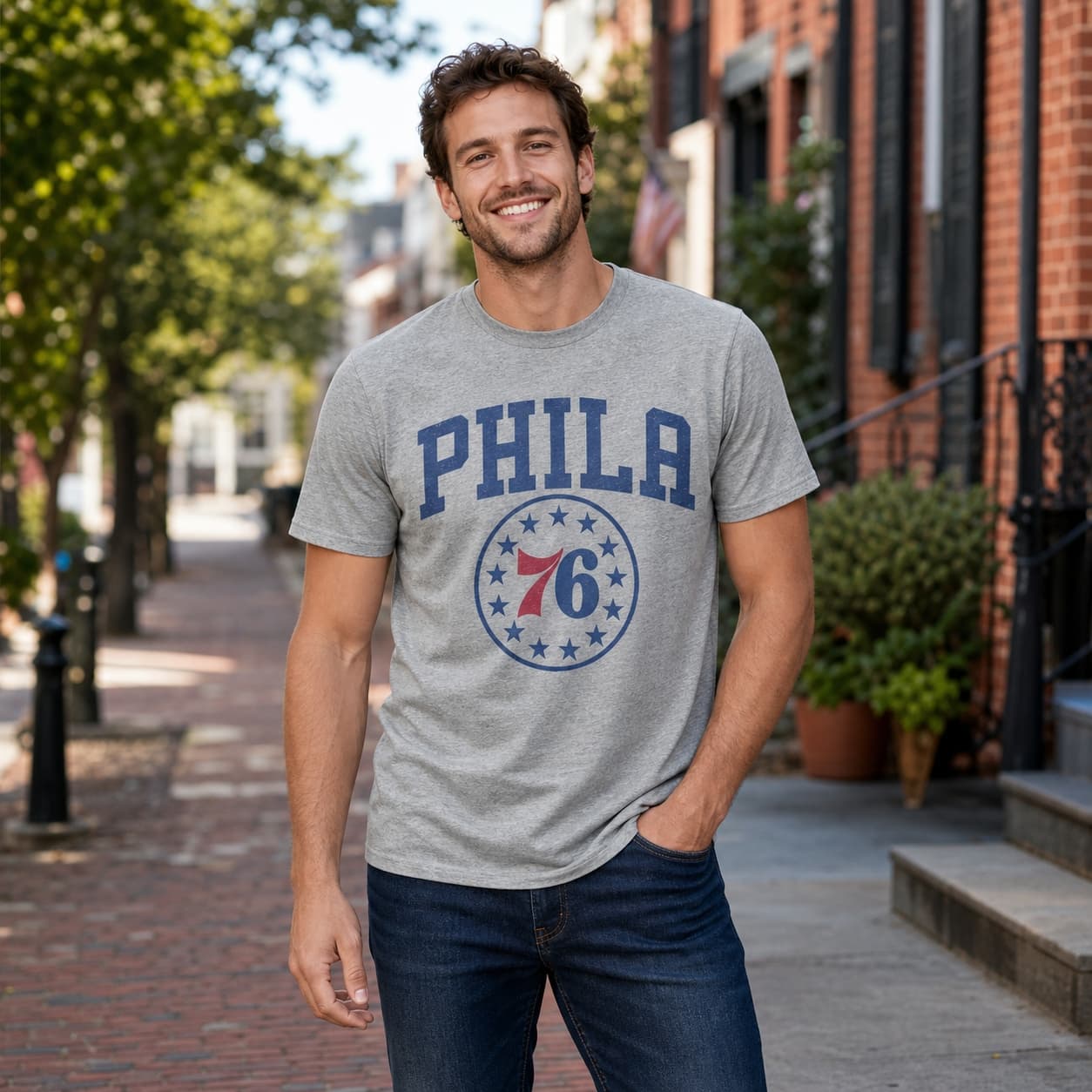 Philadelphia 76ers Retro Basketball 1986 Shirt