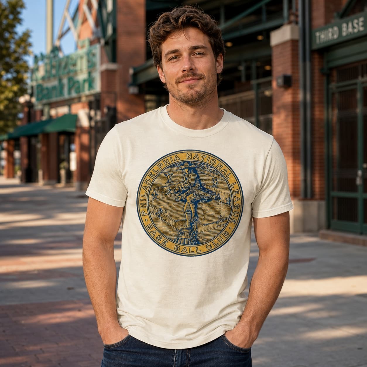 Philadelphia Phillies Retro Baseball 1938 Artwork Shirt