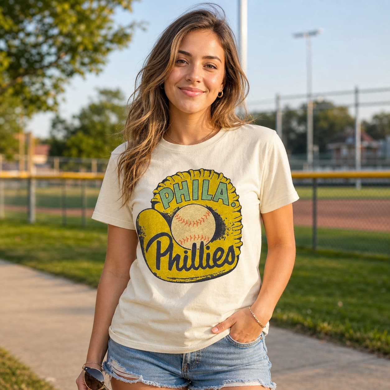 Philadelphia Phillies Retro Baseball 1952 Artwork Shirt