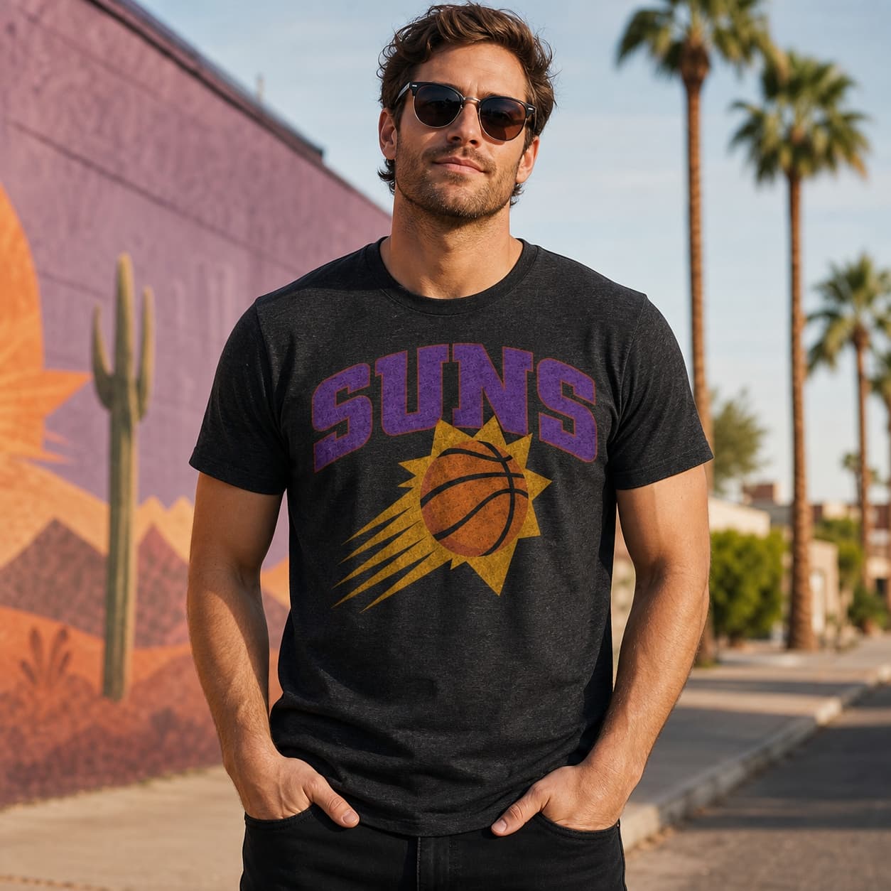 Phoenix Suns Retro Basketball 1983 Shirt