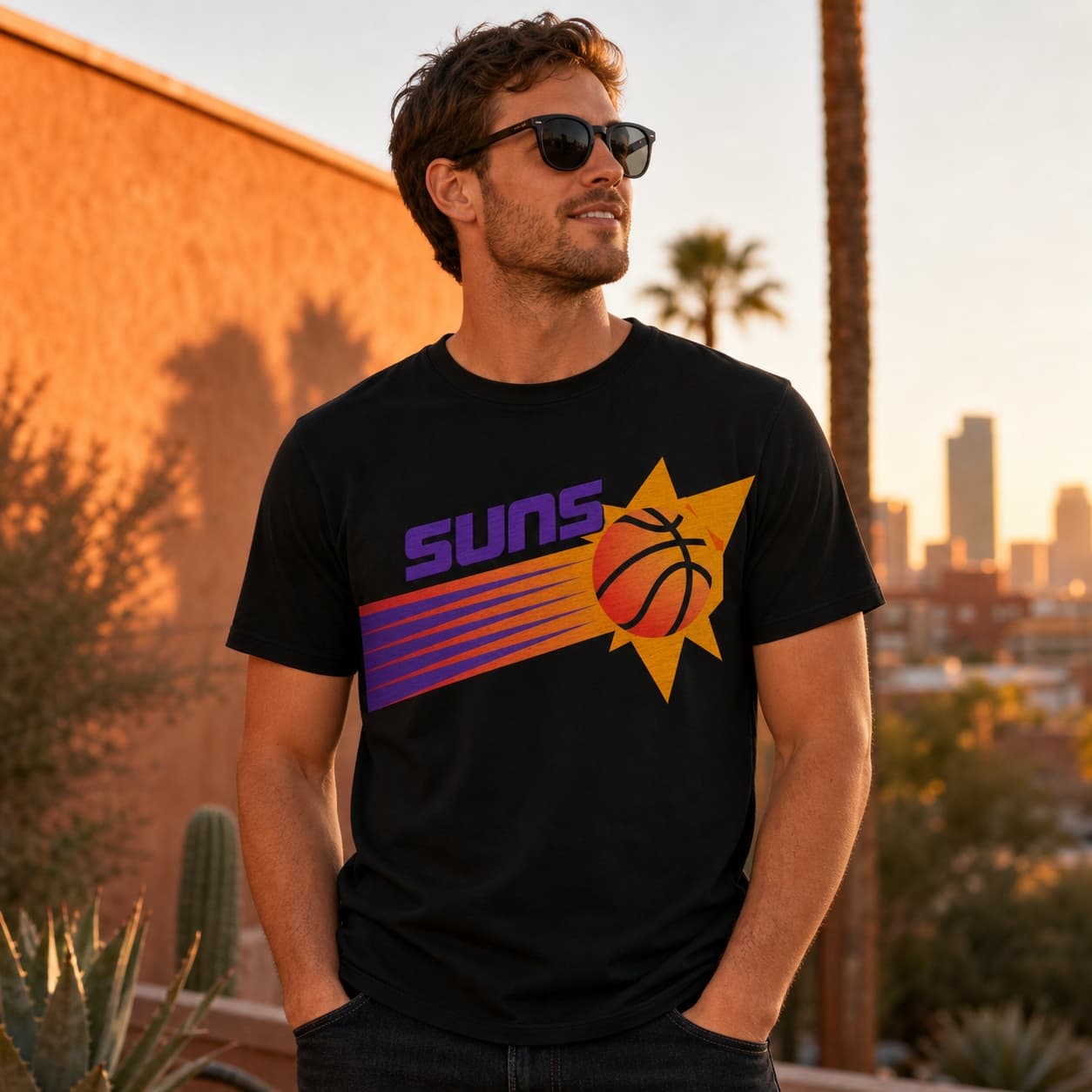 Phoenix Suns Retro Basketball 1993 Shirt