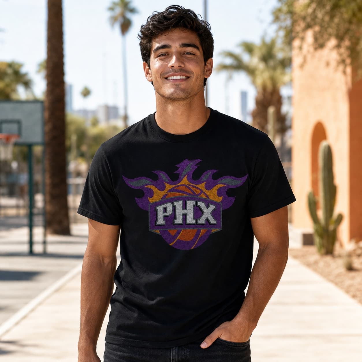 Phoenix Suns Retro Basketball 2000 Shirt