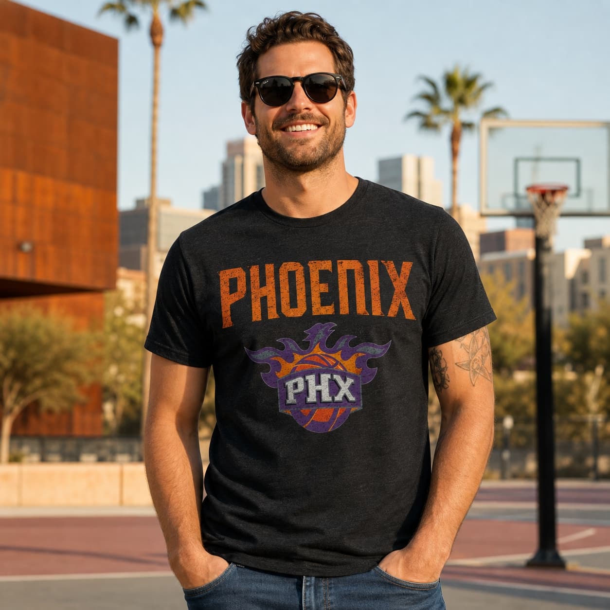 Phoenix Suns Retro Basketball 2001 Shirt