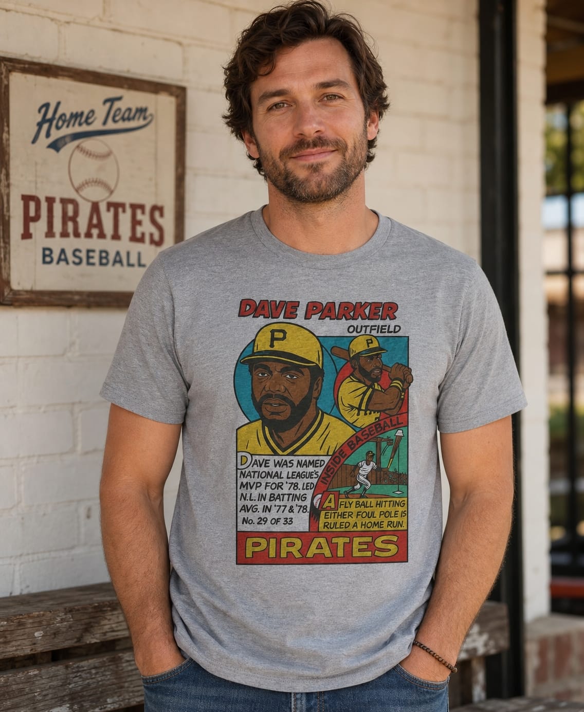 Pittsburgh Pirates Dave Parker Retro Baseball 1979 Artwork Shirt