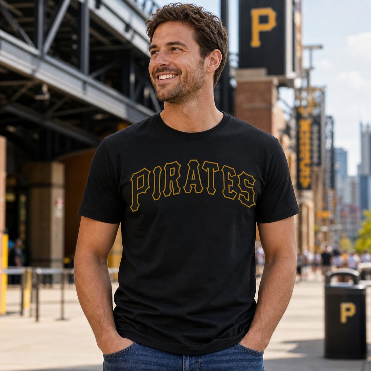 Pittsburgh Pirates Retro Baseball 1957 Artwork Shirt