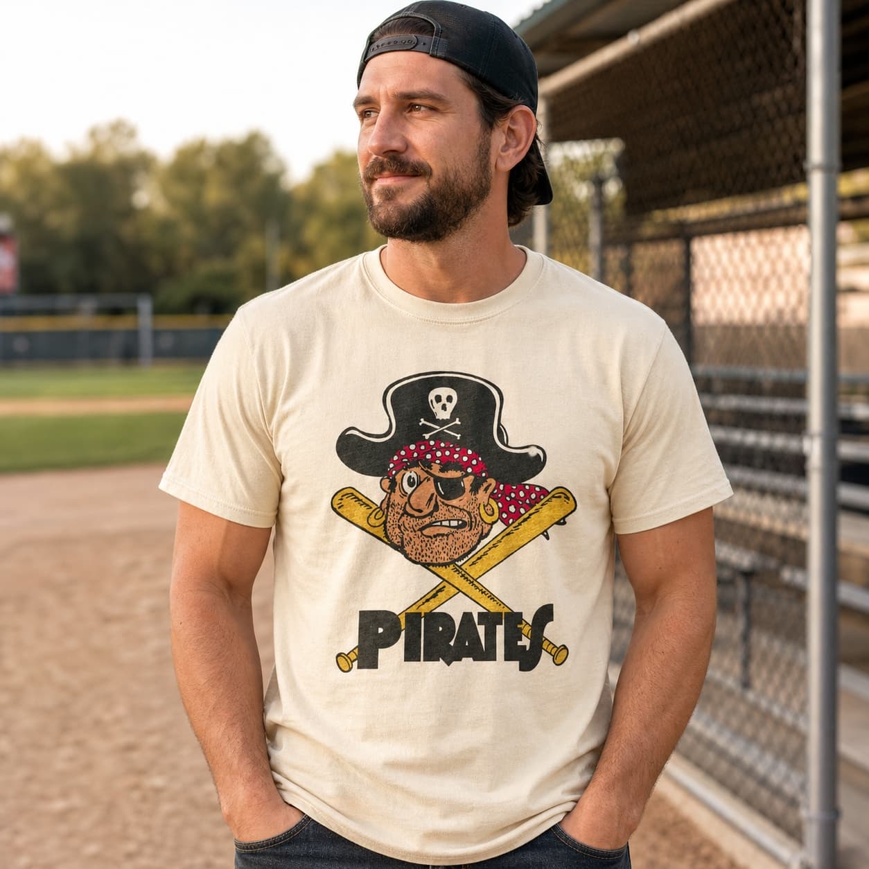 Pittsburgh Pirates Retro Baseball 1958 Artwork Shirt