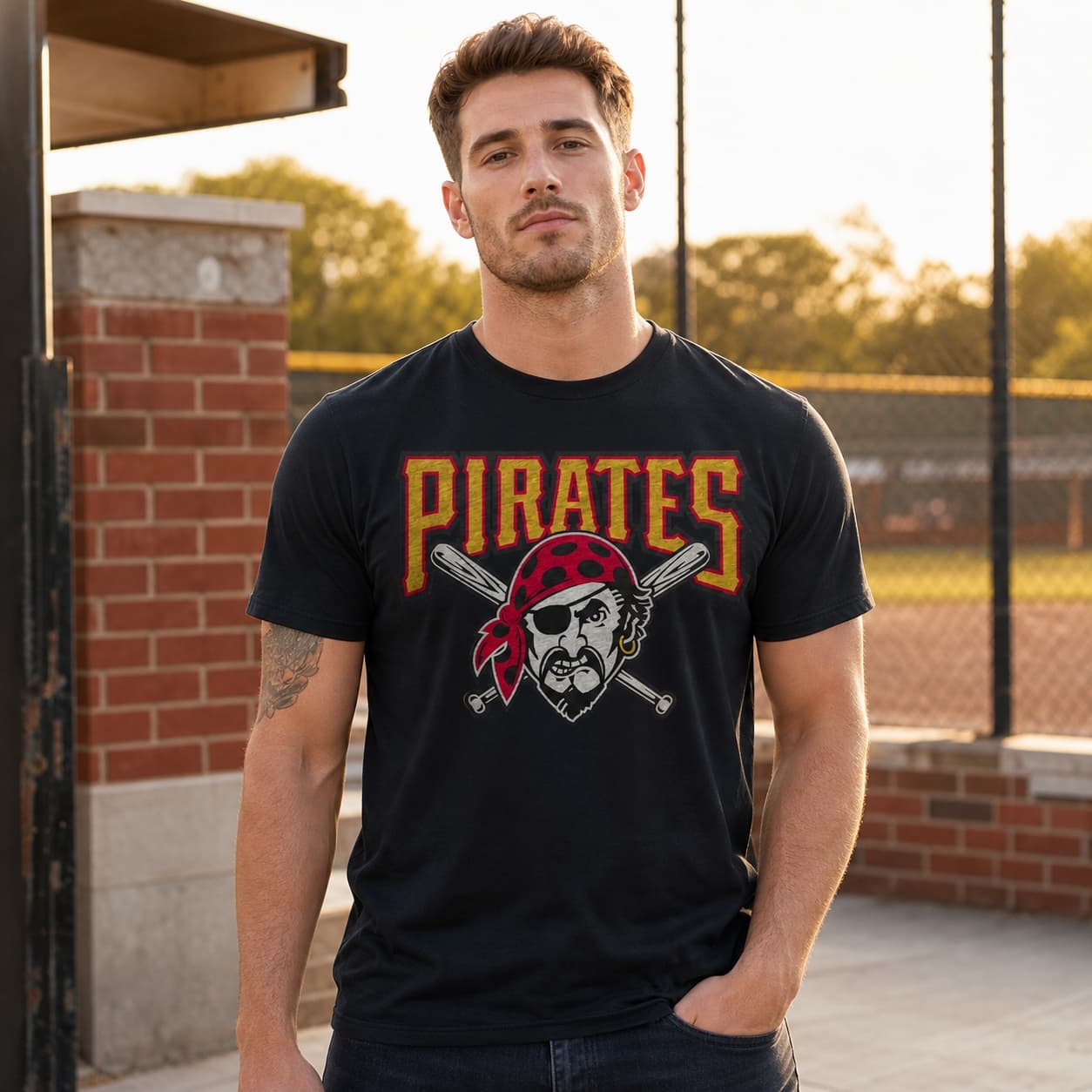Pittsburgh Pirates Retro Baseball 1997 Artwork Shirt