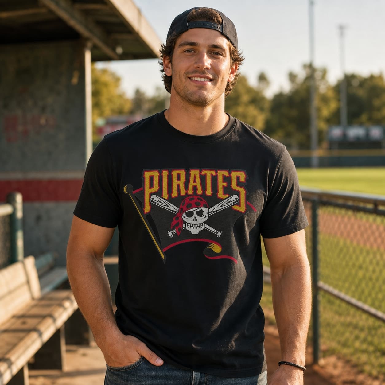 Pittsburgh Pirates Retro Baseball 1998 Artwork Shirt
