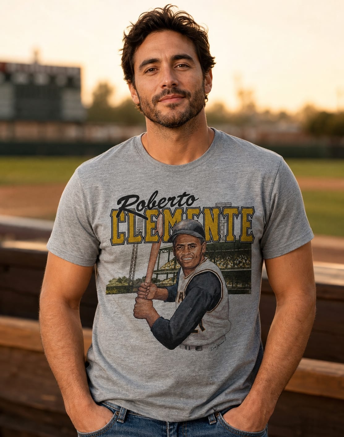 Pittsburgh Pirates Roberto Clemente Retro Baseball Shirt