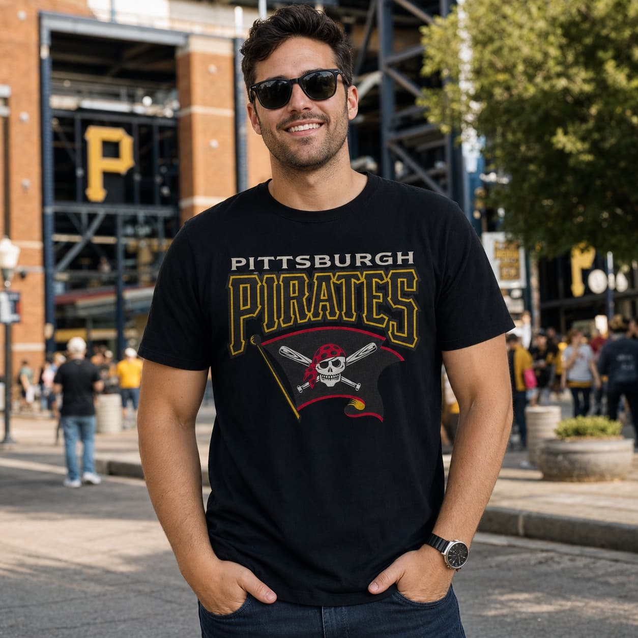 Pittsburgh Pirates Vintage Baseball 1998 Artwork Shirt