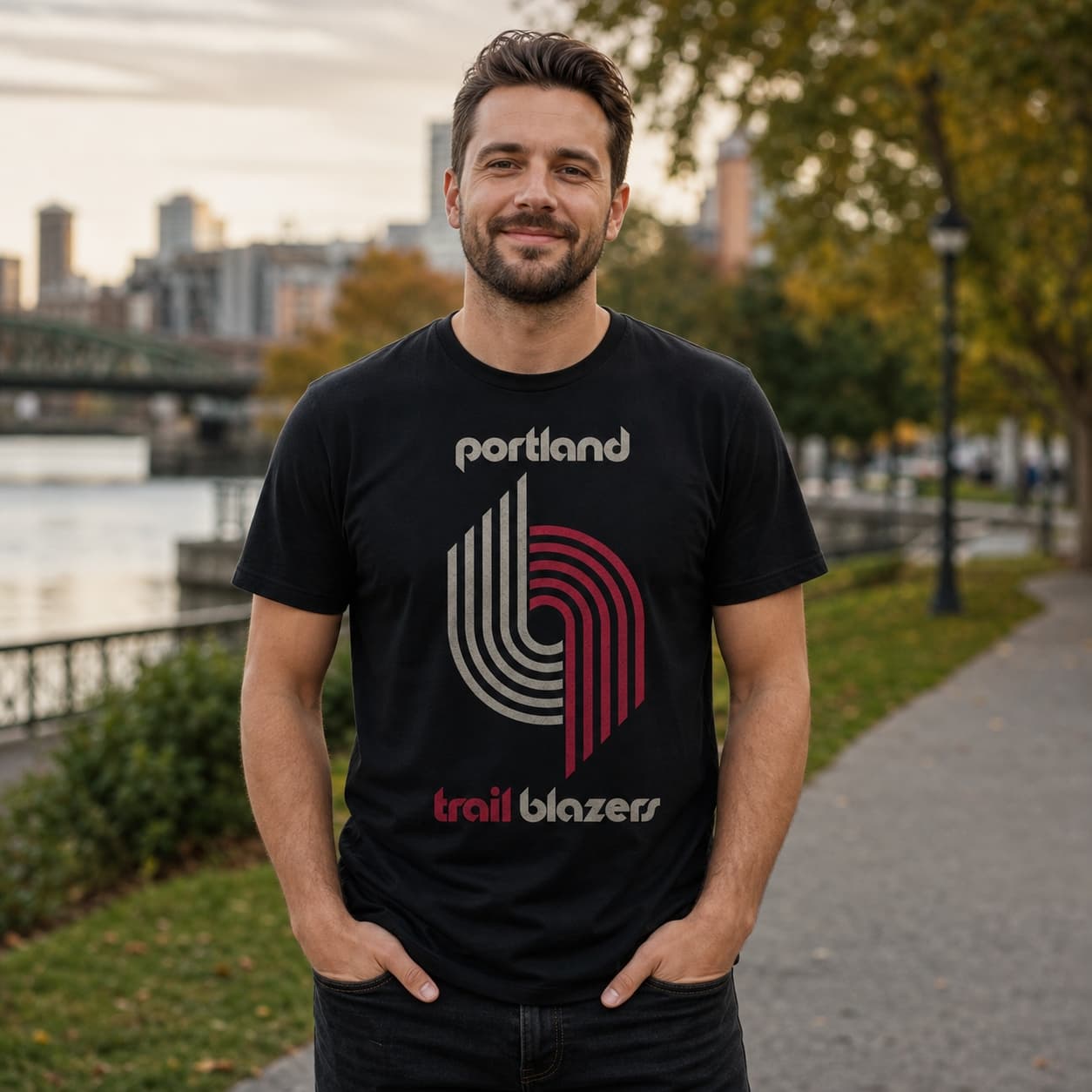 Portland Trailblazers Retro Basketball 1970 Shirt