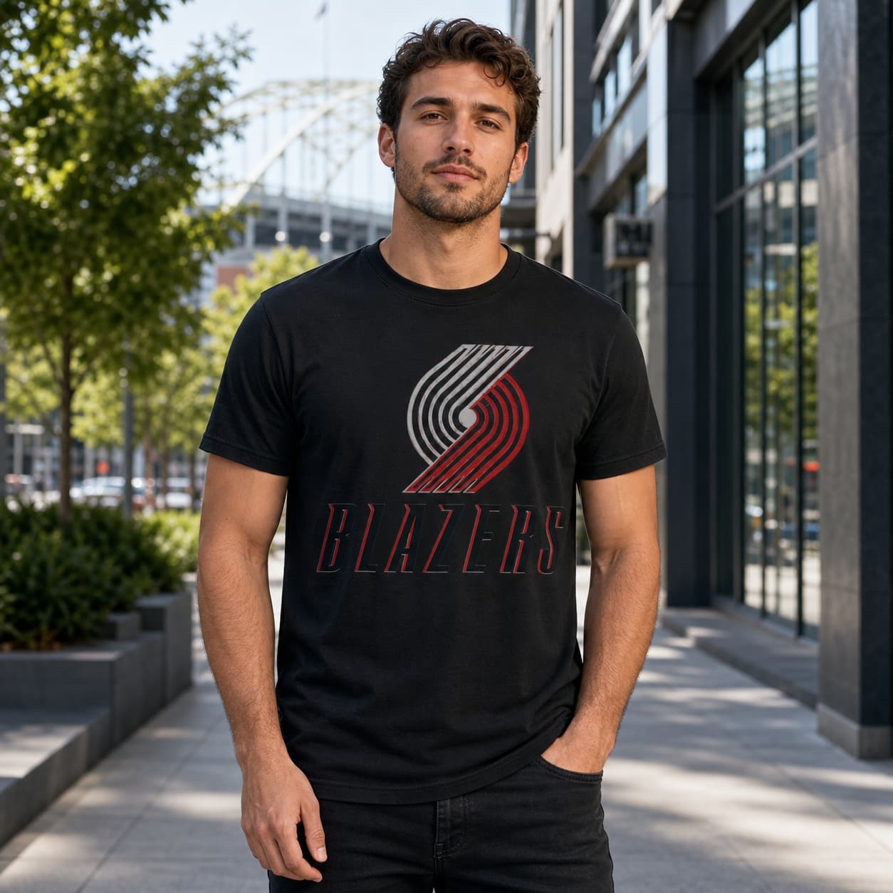 Portland Trailblazers Retro Basketball 2002 Shirt