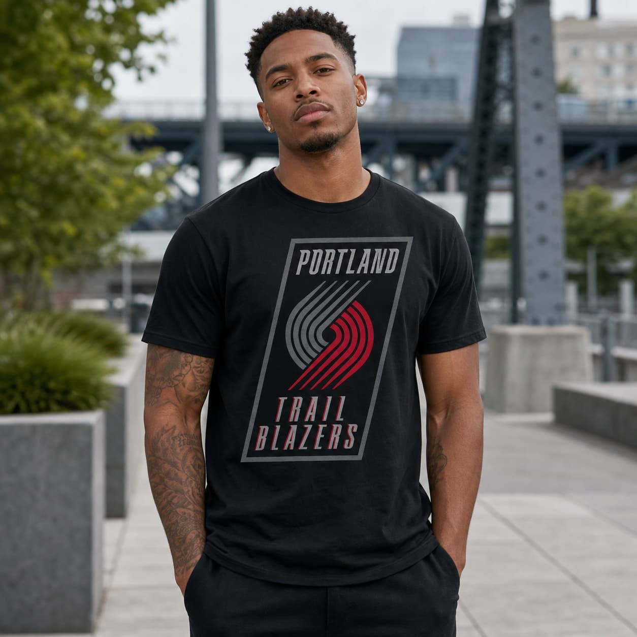 Portland Trailblazers Retro Basketball 2004 Shirt