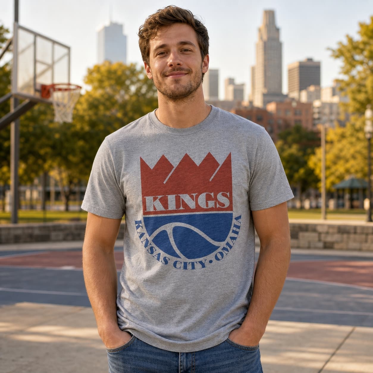 Sacramento Kansas City Omaha Kings Retro Basketball 1974 Shirt