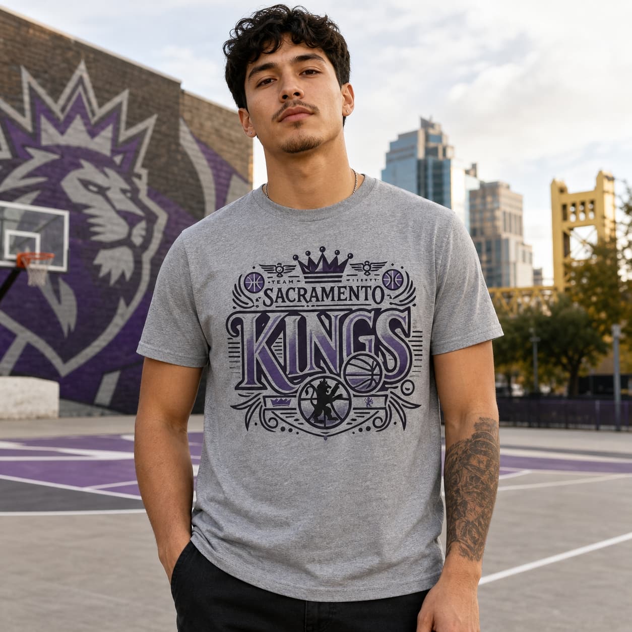 Sacramento Kings Exclusive Retro Pro Basketball Shirt