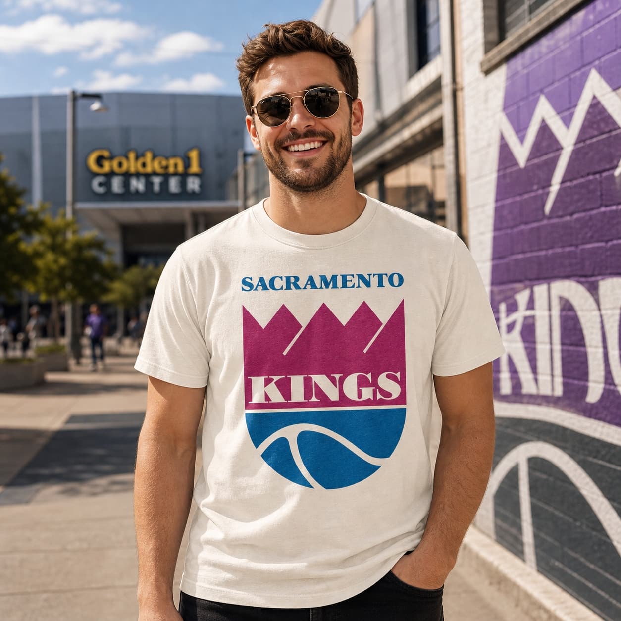 Sacramento Kings Retro Basketball 1985 Shirt