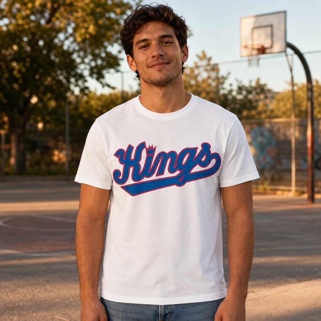 Sacramento Kings Retro Basketball 1985 T-Shirt