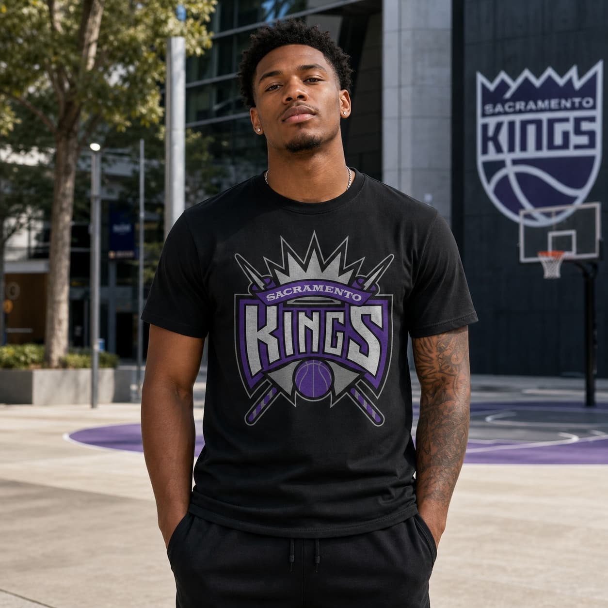 Sacramento Kings Retro Basketball 1994 Shirt