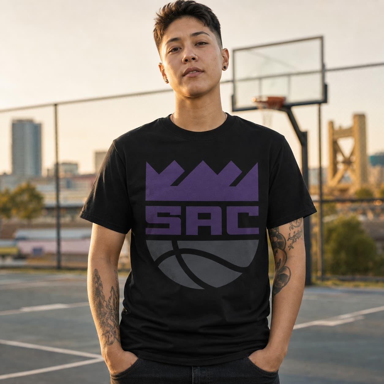 Sacramento Kings Retro Basketball SAC Shirt