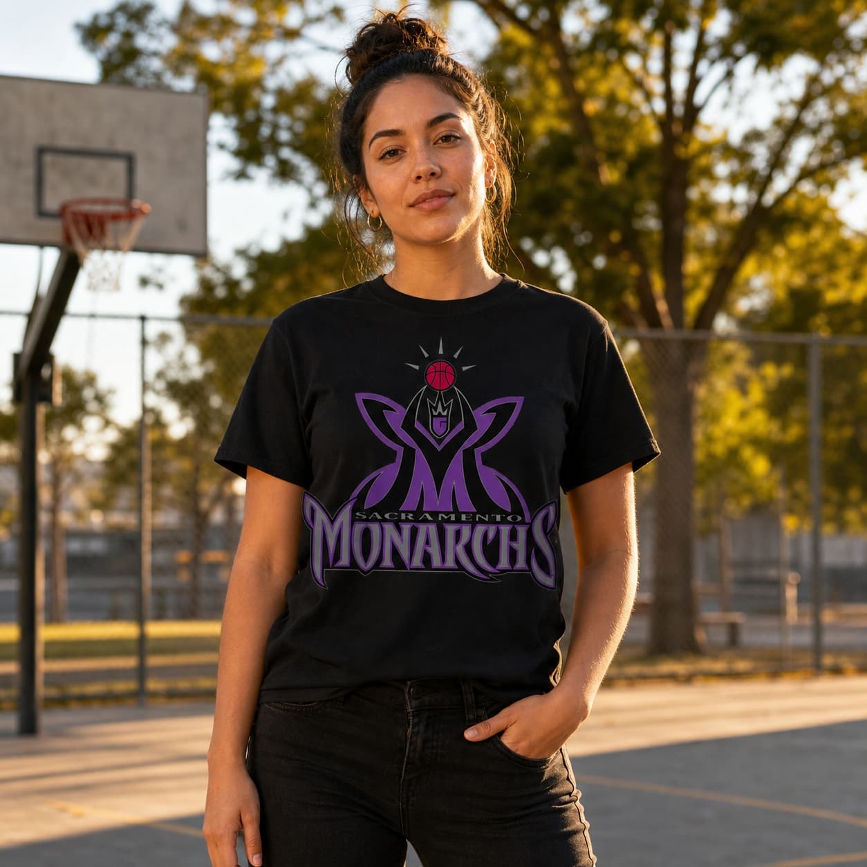 Sacramento Monarchs Retro Basketball 2000 Shirt