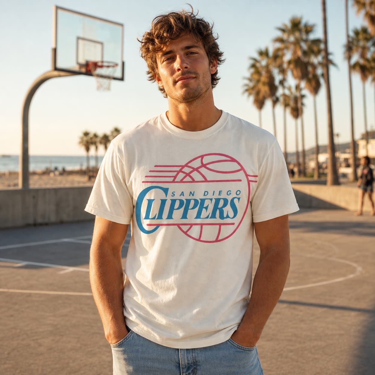 San Diego Clippers Retro Basketball 1982 Shirt