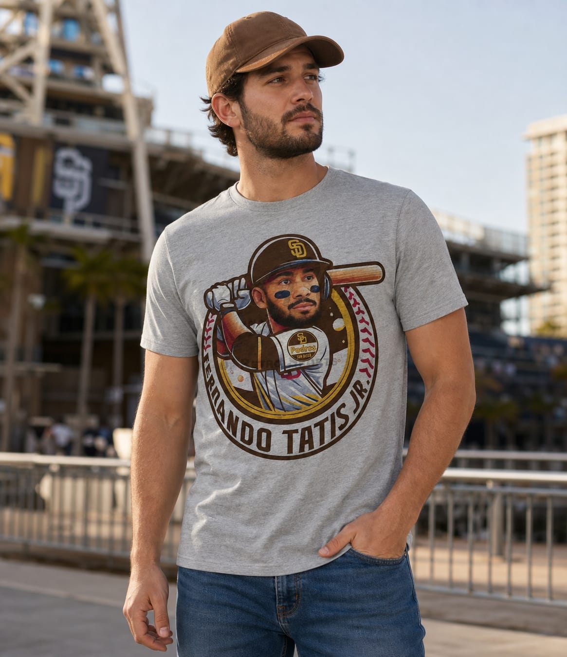 San Diego Padres Fernando Tatis Exclusive Retro Baseball Artwork Shirt