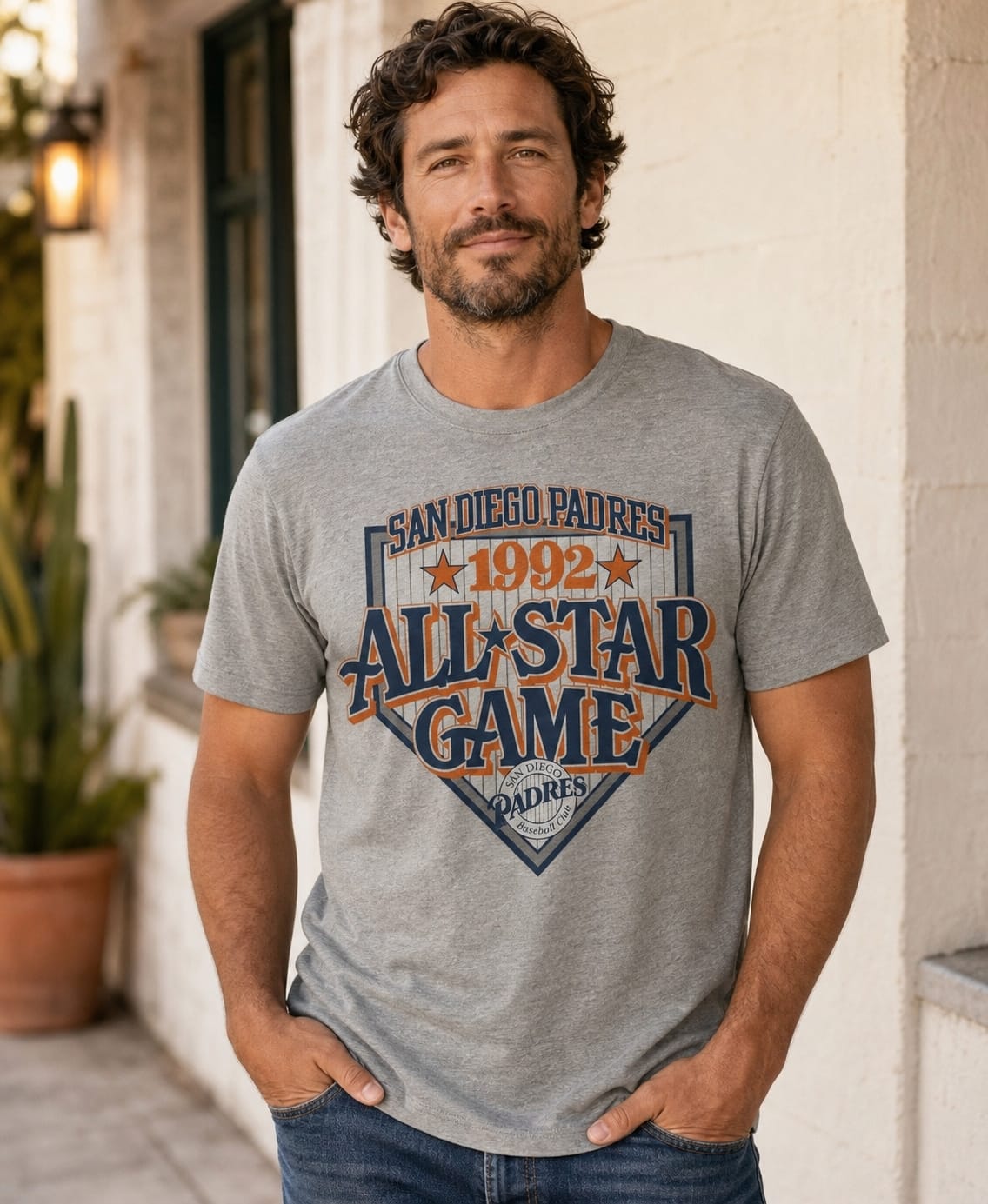 San Diego Padres Retro All Star Game Baseball 1992 Artwork Shirt