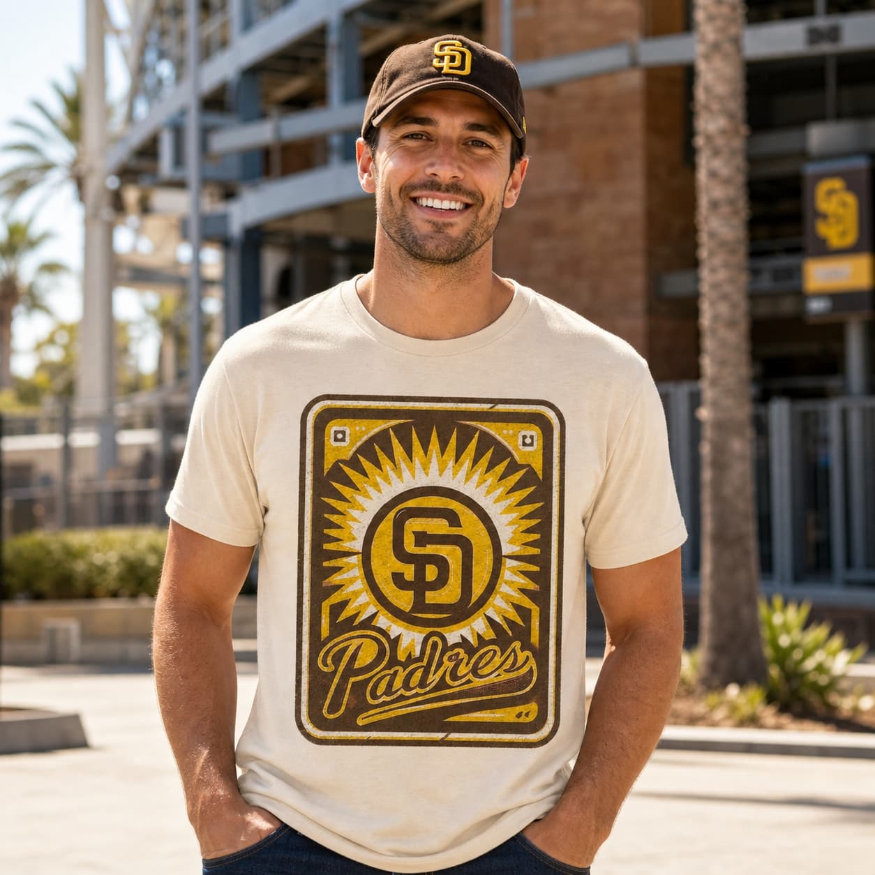 San Diego Padres Retro Baseball 1968 Artwork Shirt