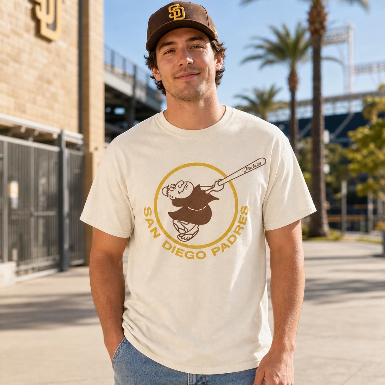 San Diego Padres Vintage Baseball 1968 Artwork Shirt