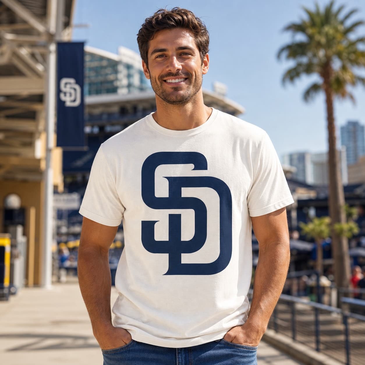 San Diego Padres Vintage Baseball 1999 Artwork Shirt