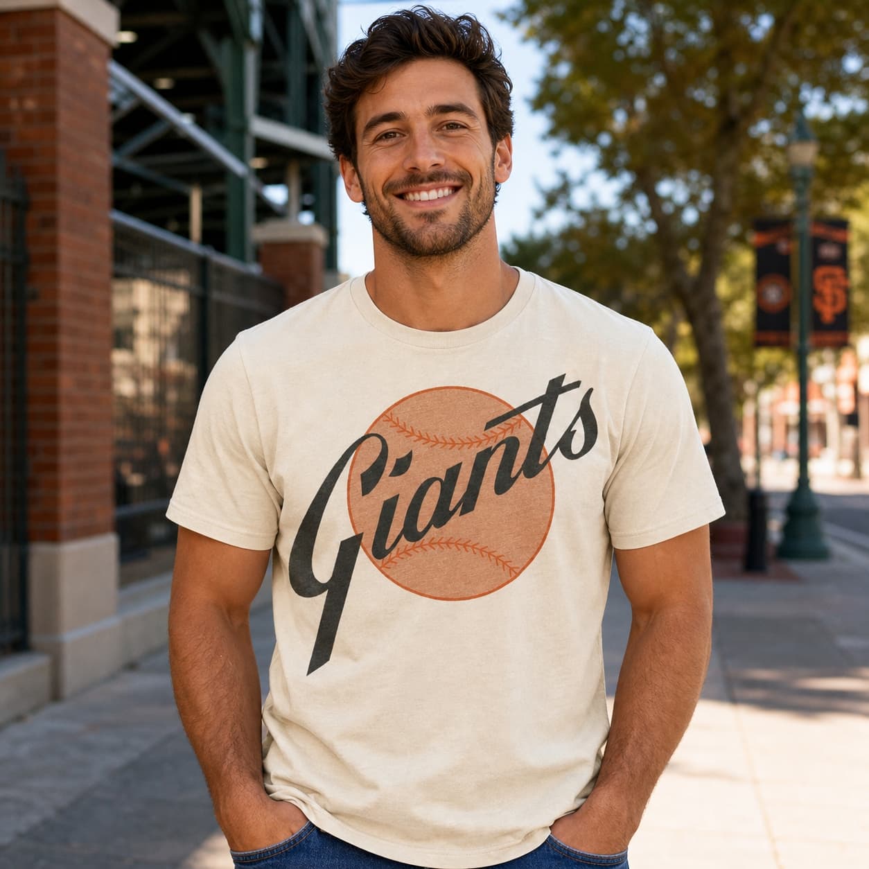 San Francisco Giants Retro Baseball 1968 Artwork Shirt