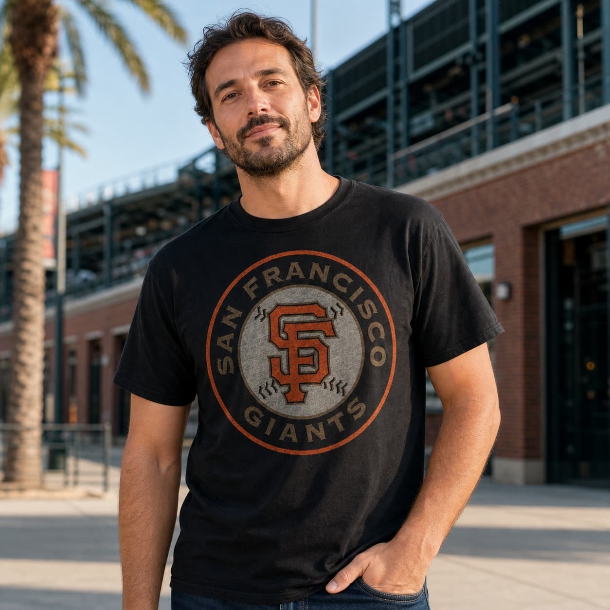 San Francisco Giants Retro Baseball 1998 Artwork Shirt